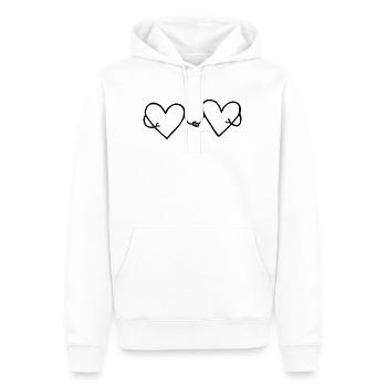 Love is love Marriages in love Lovers - Men’s Premium Organic Hoodie - white - Front - Nico (187cm)