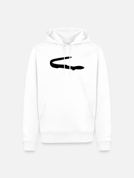 Fish eel - Men’s Premium Organic Hoodie - white