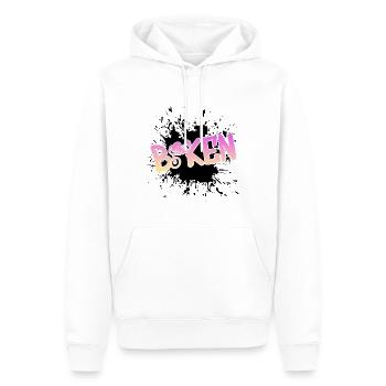 Bicycle - Männer Premium Bio Hoodie - Weiß - Vorne - Nico (187cm)