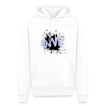 dive - Männer Premium Bio Hoodie - Weiß - Vorne - Nico (187cm)