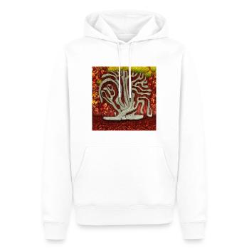 old tree during autumn - Men’s Premium Organic Hoodie - white - Front - Nico (187cm)