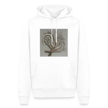 old flowering tree - Men’s Premium Organic Hoodie - white - Front - Nico (187cm)