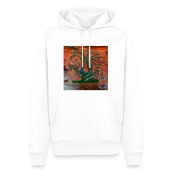 old tree but full of happiness - Men’s Premium Organic Hoodie - white - Front - Nico (187cm)