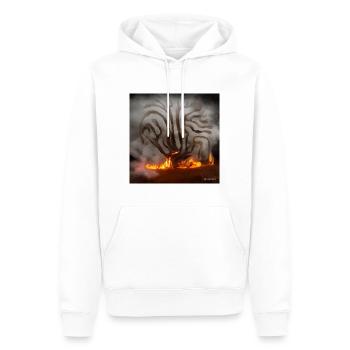 old tree burns - Men’s Premium Organic Hoodie - white - Front - Nico (187cm)