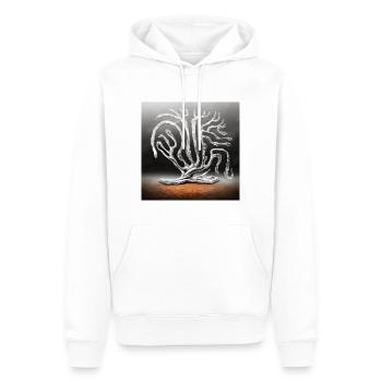 old tree hited by lightning - Men’s Premium Organic Hoodie - white - Front - Nico (187cm)