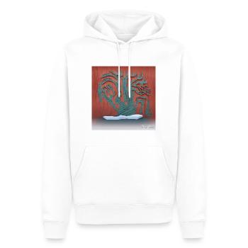 old tree waiting for spring - Men’s Premium Organic Hoodie - white - Front - Nico (187cm)