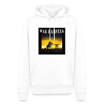 War hamster - Männer Premium Bio Hoodie - Weiß - Vorne - Nico (187cm)