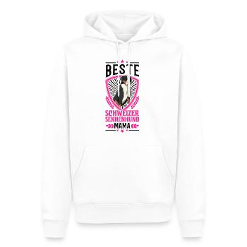 Beste Schweizer Sennenhund Mama - Männer Premium Bio Hoodie - Weiß - Vorne - Nico (187cm)