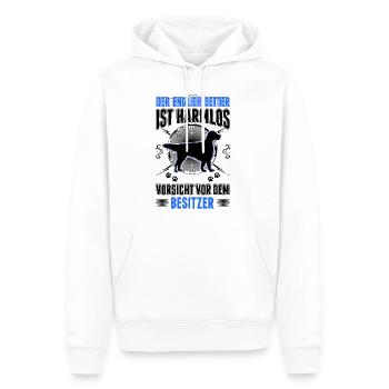 English Setter Besitzer Englischer Setter - Männer Premium Bio Hoodie - Weiß - Vorne - Nico (187cm)
