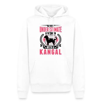 Kangal Frau Anatolischer Hirtenhund Kangal - Männer Premium Bio Hoodie - Weiß - Vorne - Nico (187cm)