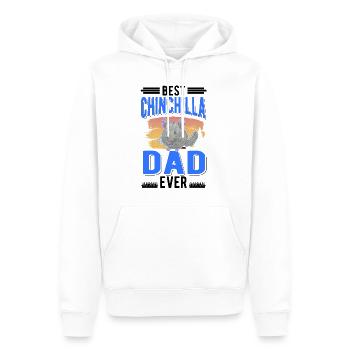 Best Chinchilla Dad Ever - Männer Premium Bio Hoodie - Weiß - Vorne - Nico (187cm)