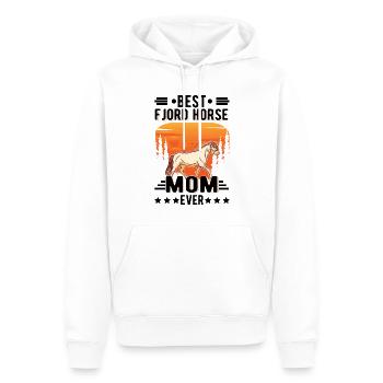 Best Fjord Horse Mom Ever Fjordpferd - Männer Premium Bio Hoodie - Weiß - Vorne - Nico (187cm)