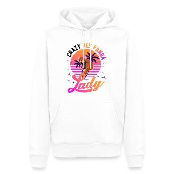 Crazy Red Panda lady Roter Panda - Männer Premium Bio Hoodie - Weiß - Vorne - Nico (187cm)