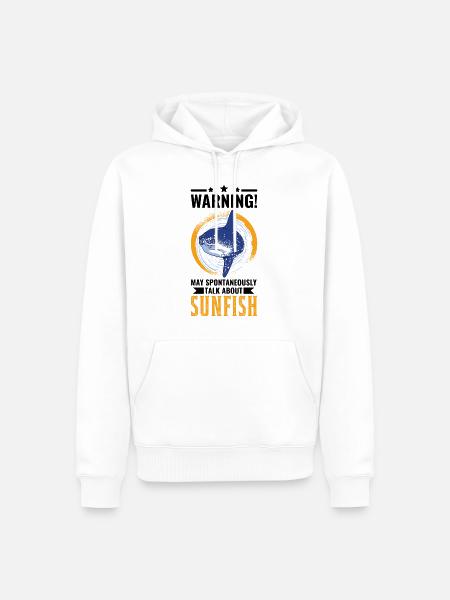 Mondfisch Mola Mola Sunfish - Männer Premium Bio Hoodie - Weiß