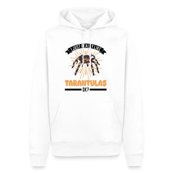 J’aime vraiment Tarantulas ok Tarantula - Sweat à capuche Premium bio Homme - blanc - Devant - Nico (187cm)