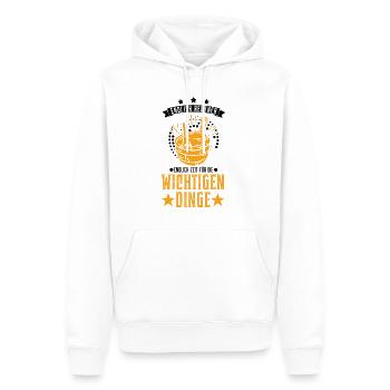 Sauna Rentner Saunieren Opa Saunagänger - Männer Premium Bio Hoodie - Weiß - Vorne - Nico (187cm)