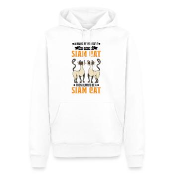 Soyez toujours vous-même à moins que vous ne puissiez être un chat siam - Sweat à capuche Premium bio Homme - blanc - Devant - Nico (187cm)