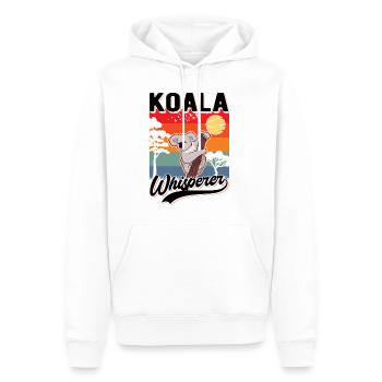 Koala Flüsterer Koala Whisperer Koalabär - Männer Premium Bio Hoodie - Weiß - Vorne - Nico (187cm)