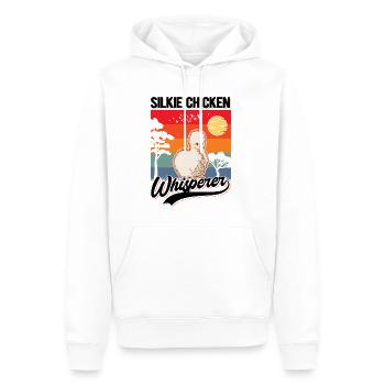 Seidenhuhn Flüsterer Silkie Chicken Whisperer - Männer Premium Bio Hoodie - Weiß - Vorne - Nico (187cm)