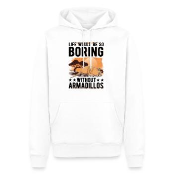 Tatou Cadeau Tatou - Sweat à capuche Premium bio Homme - blanc - Devant - Nico (187cm)