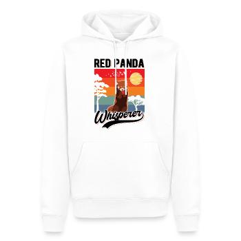 Roter Panda Flüsterer Red Panda Whisperer - Männer Premium Bio Hoodie - Weiß - Vorne - Nico (187cm)