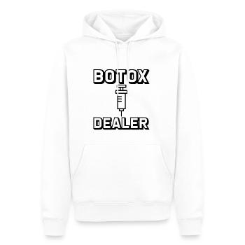 Revendeur de Botox 2 - Sweat à capuche Premium bio Homme - blanc - Devant - Nico (187cm)