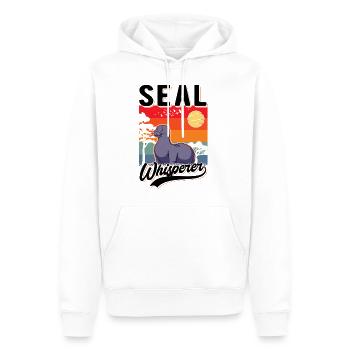 Robben Flüsterer Seal Whisperer - Männer Premium Bio Hoodie - Weiß - Vorne - Nico (187cm)