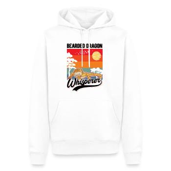 Bartagamen Flüsterer Bearded Dragon Whisperer - Men’s Premium Organic Hoodie - white - Front - Nico (187cm)