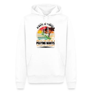 Praying Mantis Gottesanbeterin - Männer Premium Bio Hoodie - Weiß - Vorne - Nico (187cm)