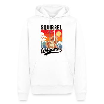 Eichhörnchen Flüsterer Squirrel Whisperer - Männer Premium Bio Hoodie - Weiß - Vorne - Nico (187cm)