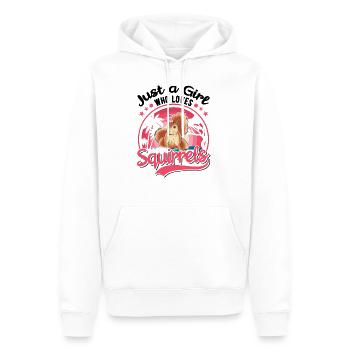 Squirrel Girl Squirrel Grey Squirrel - Men’s Premium Organic Hoodie - white - Front - Nico (187cm)