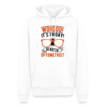 Optiker Geschenk Augenoptiker - Männer Premium Bio Hoodie - Weiß - Vorne - Nico (187cm)