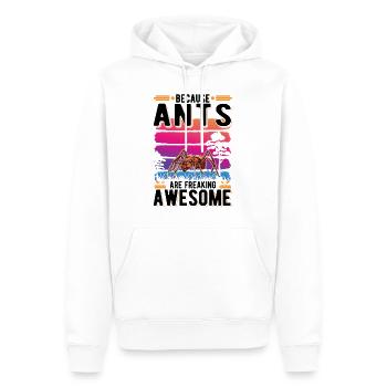 Ameisen Ameisenfarm Ameisenhaufen Feuerameisen - Männer Premium Bio Hoodie - Weiß - Vorne - Nico (187cm)