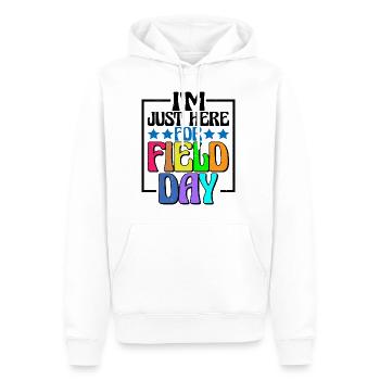 I'm Just Here For Field Day 26 - Men’s Premium Organic Hoodie - white - Front - Nico (187cm)