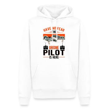 Drohne Geschenk Drohnenpilot Quadrocopter - Männer Premium Bio Hoodie - Weiß - Vorne - Nico (187cm)