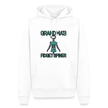 Grandma's Fidget Spinner 3 - Männer Premium Bio Hoodie - Weiß - Vorne - Nico (187cm)