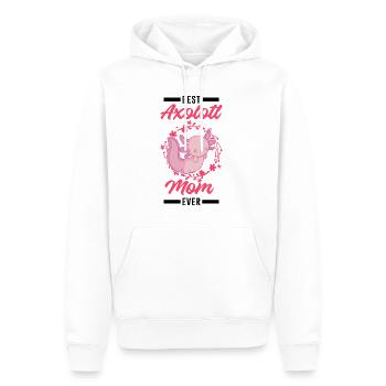 Meilleur Axolotl Maman Ever Axolotl Mama - Sweat à capuche Premium bio Homme - blanc - Devant - Nico (187cm)