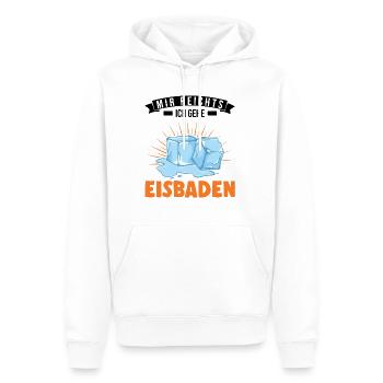 Mir reicht's Ich gehe Eisbaden Geschenk Esibad - Männer Premium Bio Hoodie - Weiß - Vorne - Nico (187cm)