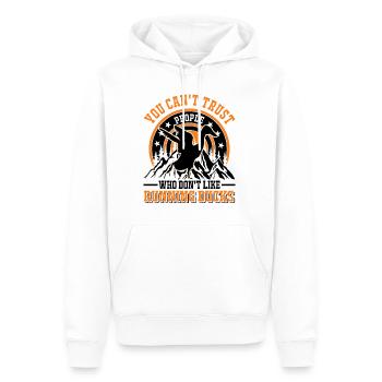 Indian Running Gift Running Duck - Sweat à capuche Premium bio Homme - blanc - Devant - Nico (187cm)