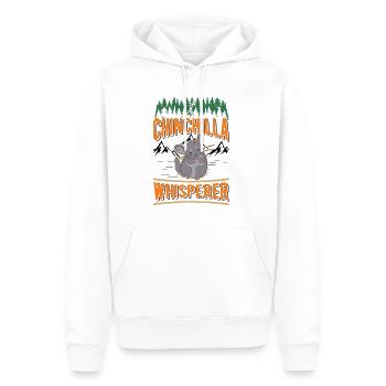 Chinchilla Flüsterer Chinchilla Whisperer - Männer Premium Bio Hoodie - Weiß - Vorne - Nico (187cm)