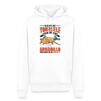 Tatou Cadeau Tatou - Sweat à capuche Premium bio Homme - blanc - Devant - Nico (187cm)