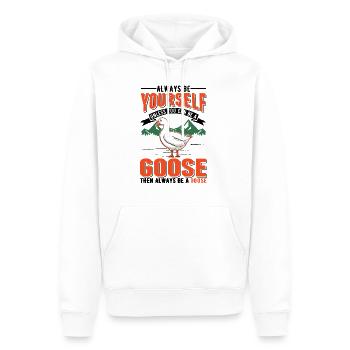 Geese Gift Goose lovers Goose breeders - Men’s Premium Organic Hoodie - white - Front - Nico (187cm)
