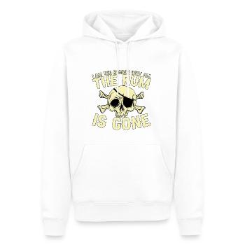 I Am The Reason Why All The Rum Is Gone - Men’s Premium Organic Hoodie - white - Front - Nico (187cm)