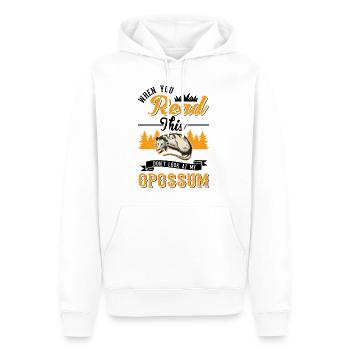 Opossum Gift Possum Pouch Rat - Men’s Premium Organic Hoodie - white - Front - Nico (187cm)
