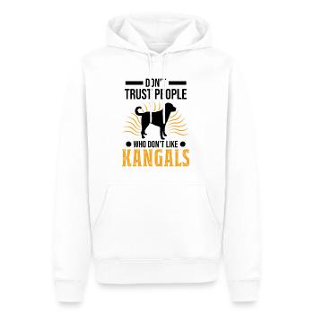 Kangal Geschenk Anatolischer Hirtenhund - Männer Premium Bio Hoodie - Weiß - Vorne - Nico (187cm)