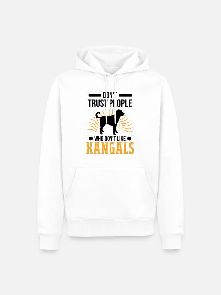 Kangal Geschenk Anatolischer Hirtenhund - Männer Premium Bio Hoodie - Weiß