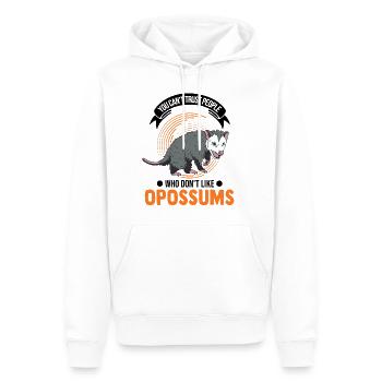 Opossum Gift Possum Pouch Rat - Men’s Premium Organic Hoodie - white - Front - Nico (187cm)
