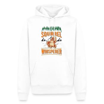 Eichhörnchen Flüsterer Squirrel Whisperer - Männer Premium Bio Hoodie - Weiß - Vorne - Nico (187cm)
