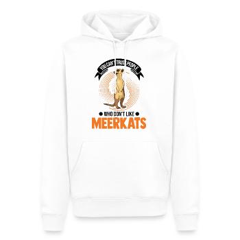 Suricate Cadeau Suricate Suricate - Sweat à capuche Premium bio Homme - blanc - Devant - Nico (187cm)