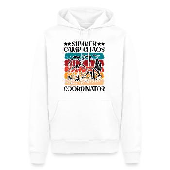 Summer Camp Chaos Coordinator 5 - Männer Premium Bio Hoodie - Weiß - Vorne - Nico (187cm)
